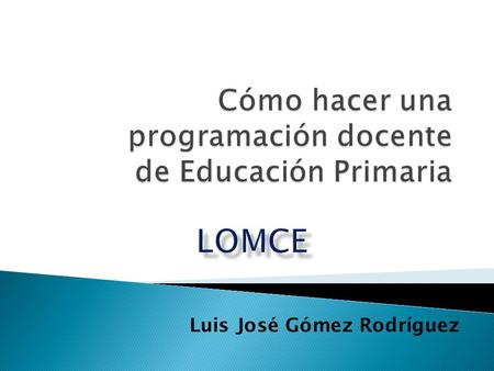 Cómo hacer una programación docente de Educación Primaria