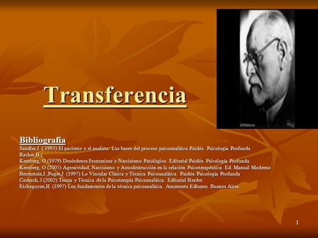 Transferencia Bibliografía