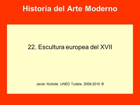Historia del Arte Moderno