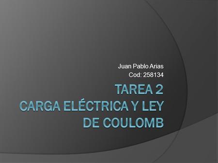 Juan Pablo Arias Cod: 258134. 1.Calcule el número de partículas que hay en un centímetro cúbico en nuestra atmósfera respirable.