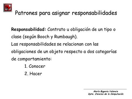 Patrones para asignar responsabilidades