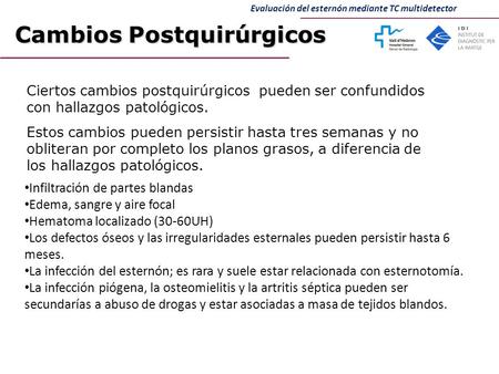 Cambios Postquirúrgicos