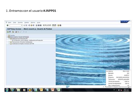 1.Entramos con el usuario #.INPP01. 2. Accesamos la transacción ZTCENVSFC_NOTI_PROD2, capturamos el ID del volante y Clic en para validar.