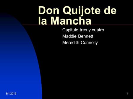 Don Quijote de la Mancha