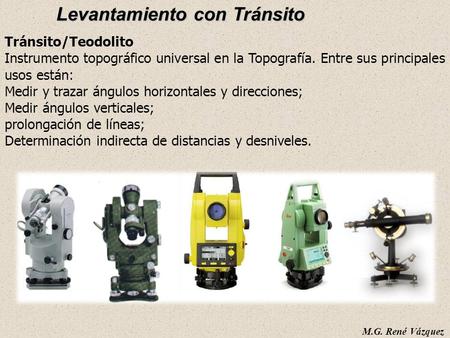 Levantamiento con Tránsito