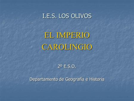 Departamento de Geografía e Historia