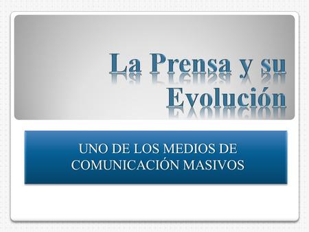 UNO DE LOS MEDIOS DE COMUNICACIÓN MASIVOS. EN LOS SIGLOS XV, XVI, XVII, XIX Y XX.