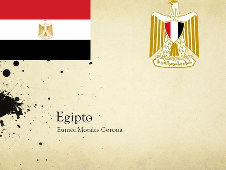 Egipto Eunice Morales Corona.