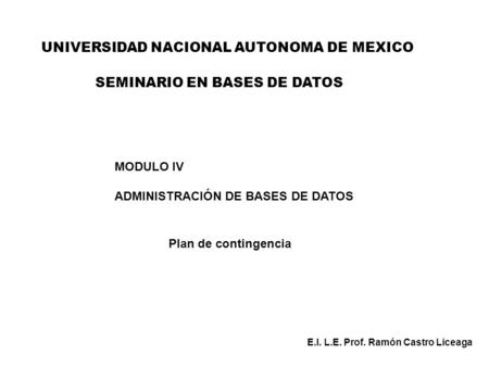 UNIVERSIDAD NACIONAL AUTONOMA DE MEXICO