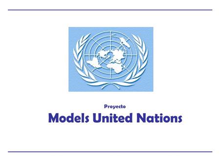 Proyecto Models United Nations