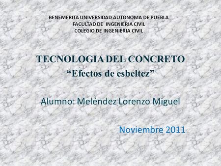 TECNOLOGIA DEL CONCRETO