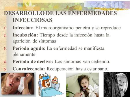 DESARROLLO DE LAS ENFERMEDADES INFECCIOSAS