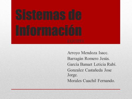 Sistemas de Información