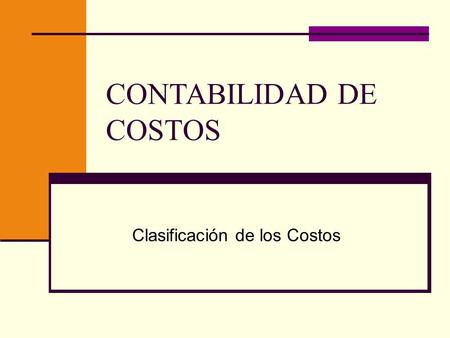 CONTABILIDAD DE COSTOS