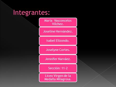 Integrantes: María Vasconcelos Vílchez. Joseline Hernández.