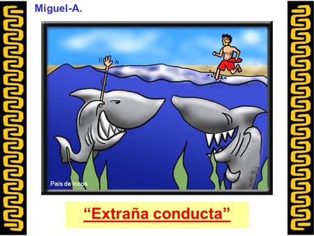 Miguel-A. País de locos “Extraña conducta”.