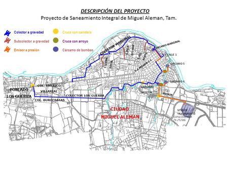 S. LUCHA SOCIAL S. VILLA DEL MAR COLECTOR MARGINAL COLECTOR LOS GUERRA COL. BUROCRATAS COL. AMERICO VILLAREAL POBLADO LOS GUERRA S. DEL NORTE S. CALLE.