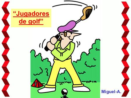 “Jugadores de golf” Miguel-A..