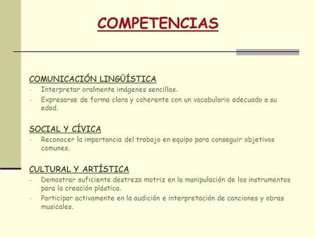 COMPETENCIAS COMUNICACIÓN LINGÜÍSTICA SOCIAL Y CÍVICA