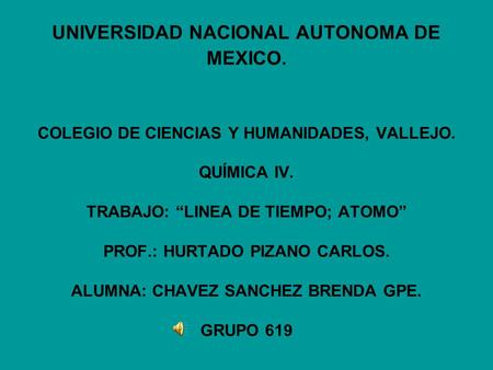UNIVERSIDAD NACIONAL AUTONOMA DE MEXICO