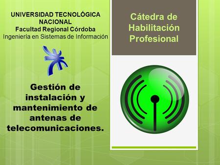 Cátedra de Habilitación Profesional