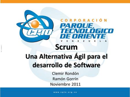 Scrum Una Alternativa Ágil para el desarrollo de Software