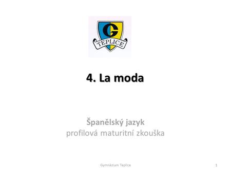 profilová maturitní zkouška