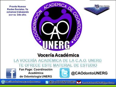 La vocería Académica de la C.A.O. UNERG