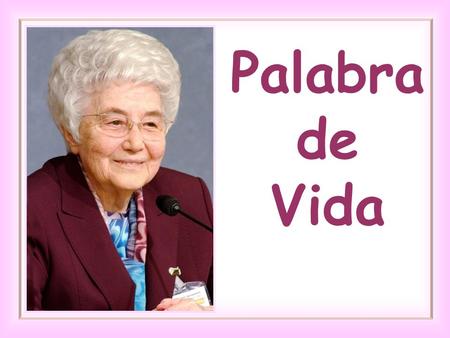Palabra de Vida ¿Has experimentado alguna vez una sed de infinito?