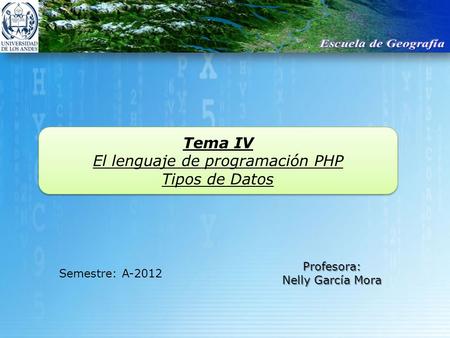El lenguaje de programación PHP