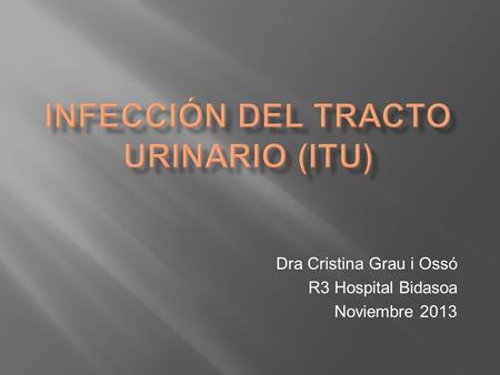 Infección del tracto urinario (ITU)