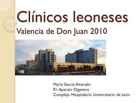 Clínicos leoneses Valencia de Don Juan 2010