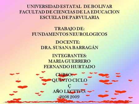 FUNDAMENTOS NEUROLOGICOS