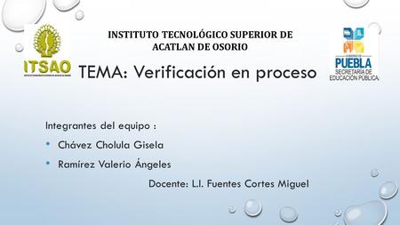 INSTITUTO TECNOLÓGICO SUPERIOR DE ACATLAN DE OSORIO