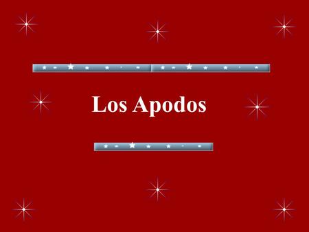 Los Apodos Me llamo Leonardo y me dicen Leo Me llamo Francisco y me dicen Fran.
