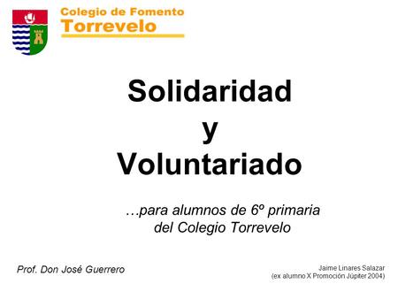 Solidaridad y Voluntariado