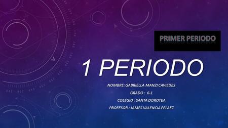 1 periodo Nombre: gabriella manzi caviedes Grado : 6-1