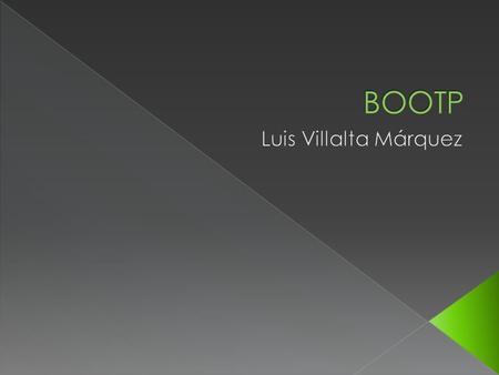 BOOTP Luis Villalta Márquez.