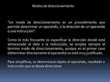 Modos de direccionamiento