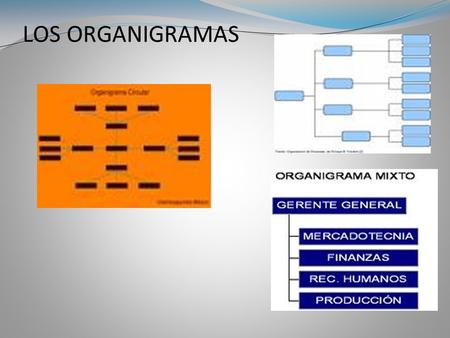 LOS ORGANIGRAMAS.