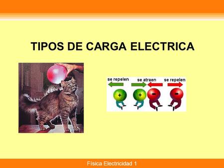 TIPOS DE CARGA ELECTRICA