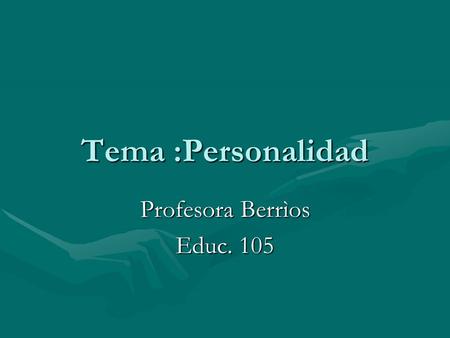 Profesora Berrìos Educ. 105