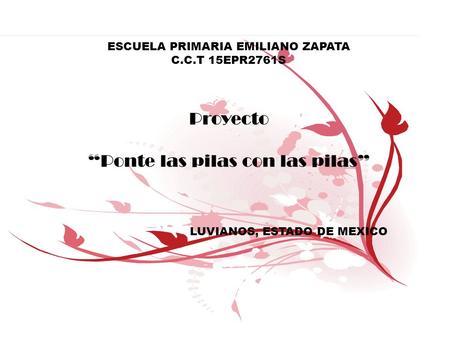 “Ponte las pilas con las pilas”