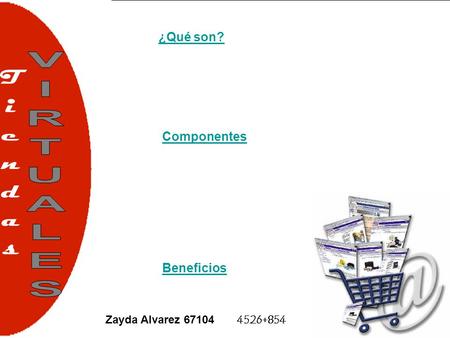 ¿Qué son? Componentes Beneficios Zayda Alvarez 67104 4526+854.