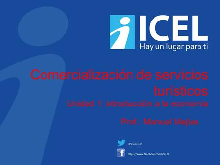Comercialización de servicios turísticos