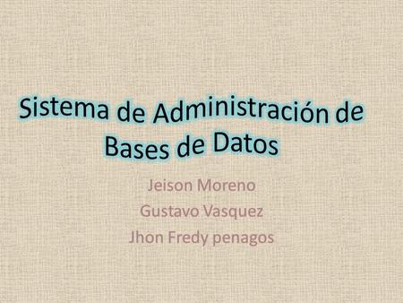 Un sistema de administración de bases de datos DBMS (es un sistema basado en computador (software) que maneja una base de datos, o una colección de bases.