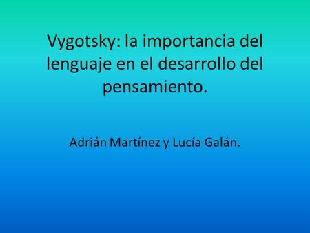 Adrián Martínez y Lucía Galán.
