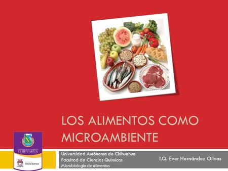 Los alimentos como microambiente