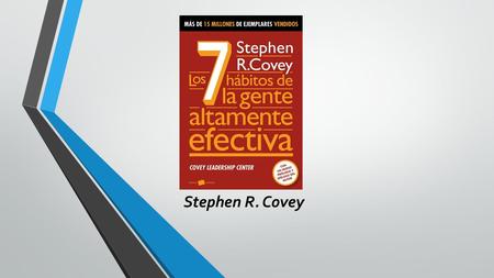 Stephen R. Covey.