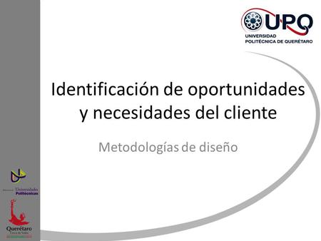Identificación de oportunidades y necesidades del cliente